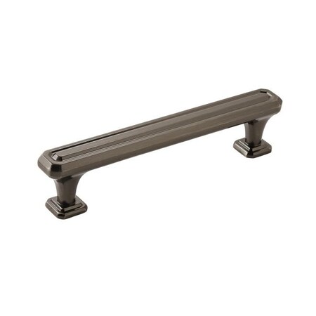 Amerock BP36549GM 5-1/16" (128 mm) CTC Square Wells Cab Pull Gunmetal Finish BP36549GM