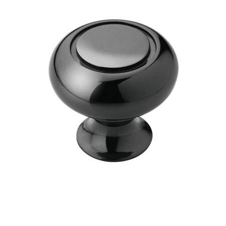 Amerock BP53011BN 1-1/4" (32 mm) Diameter Allison Value Cab Knob Black Nickel BP53011BN