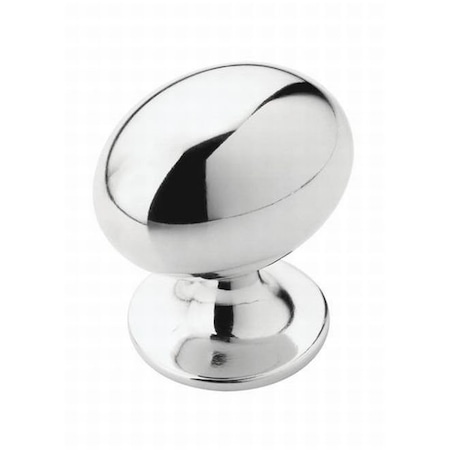 Amerock BP5301826 1-3/8" (35 mm) Value Oversized Cab Knob Bright Chrome BP5301826