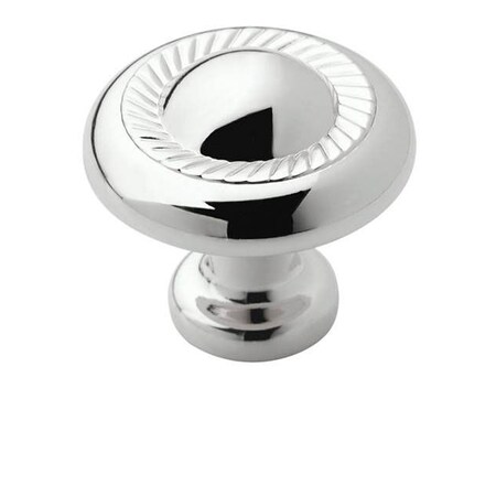 Amerock BP5302226 1-1/4" (32 mm) Diameter Allison Value Cab Knob Bright Chrome BP5302226