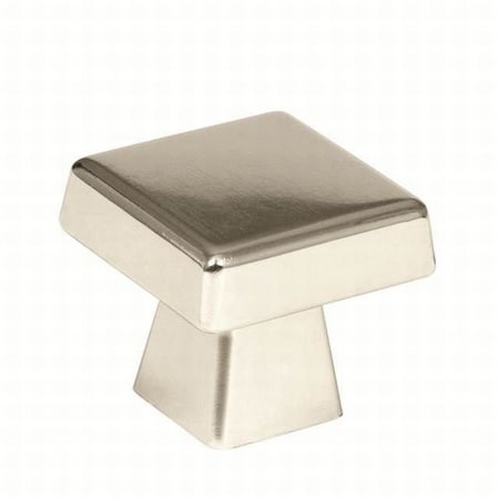 Amerock BP55273PN 1-1/2" (38 mm) Blackrock Oversized Square Knob Bright Nickel BP55273PN