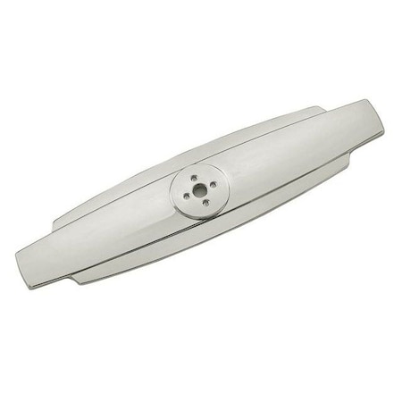 Amerock BP55314PN 4-7/8" (124 mm) Highland Ridge Cab Backplate Bright Nickel BP55314PN