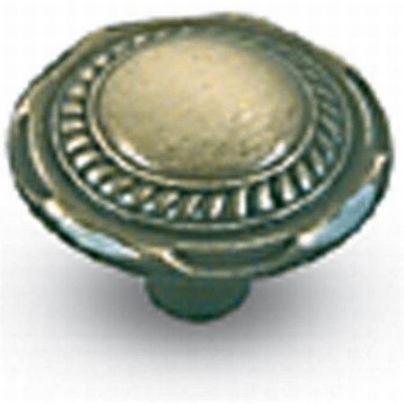 Amerock BP776AE 1-1/4" (32 mm) Diameter Allison Value Cab Knob Antique Brass BP776AE