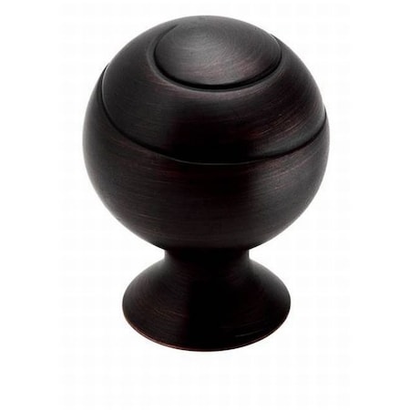 Amerock BP9338ORB 1-1/8" (29 mm) Diameter Swirl'Z Cab Knob ORB BP9338ORB