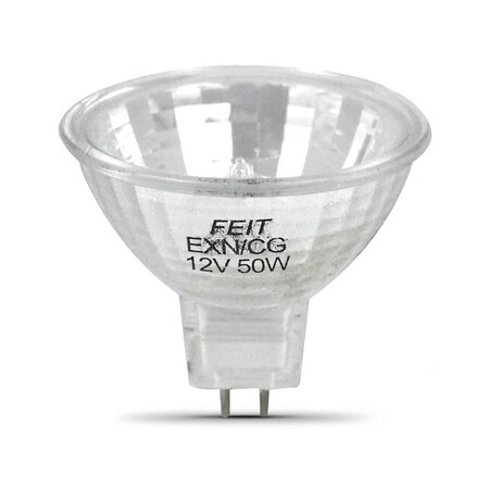 Feit Electric Light bulb, Halogen, 50w, MR16 Ref, PK72 BPEXN/72