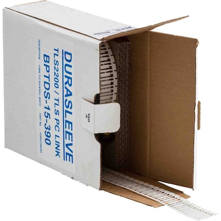 Brady TagLabel, White, Polypropylene, 19/32inW BM-15-390