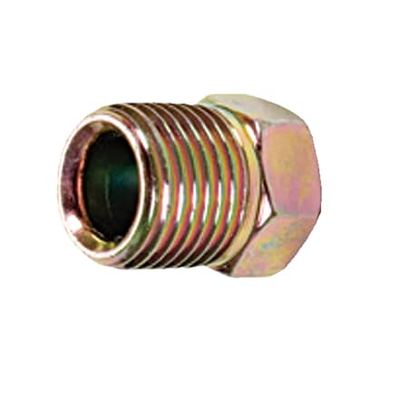 Sur&R Inverted Flare Nut, 7/16"-24, PK100 BR1150C