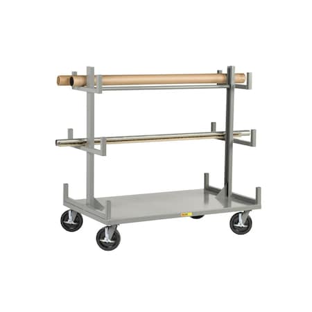 Little Giant Bar/Pipe Truck, 12 ga. Steel, 3600 lb Load Capacity, 48" L, 58" H BRT36488PHBK