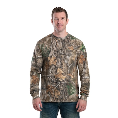 Berne Performance Long Sleeve Pocket Tee, 5XL, Realtree Edge, 5XLT BSM39