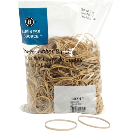 Business Source Rubberbands, Size 32, 1Lb, PK700 15741