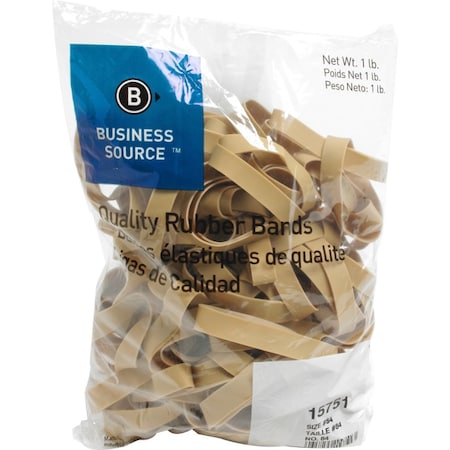 Business Source Rubberbands, Size 84, 1Lb, PK150 15751