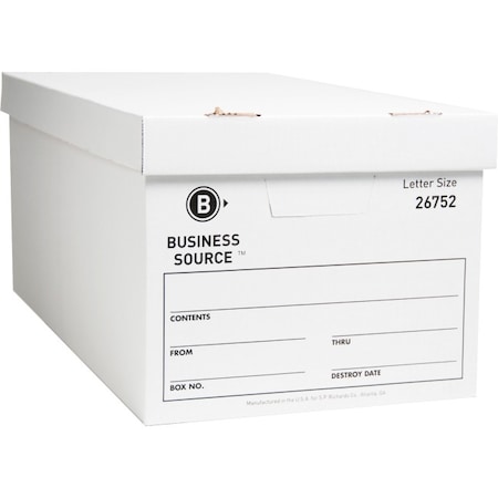 Business Source Storage Box, 12 PK 26752