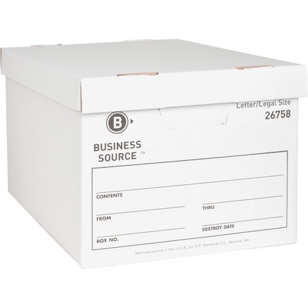 Business Source Storage Box, 12 PK 26758