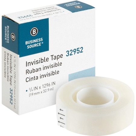 Business Source Tape, Roll, Invis, 3/4"X1296" 32952