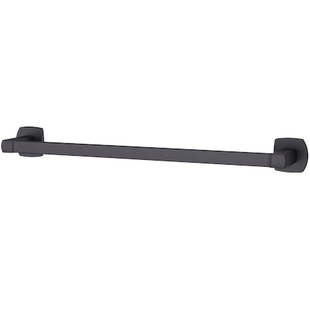 Pfister Deckard 18" Towel Bar, Matte Black BTB-DA1B
