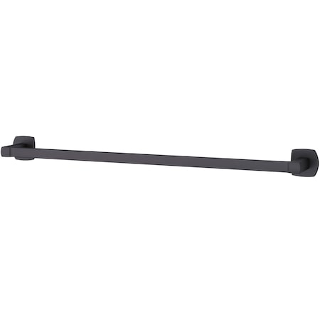 Pfister Deckard 24" Towel Bar, Matte Black BTB-DA2B