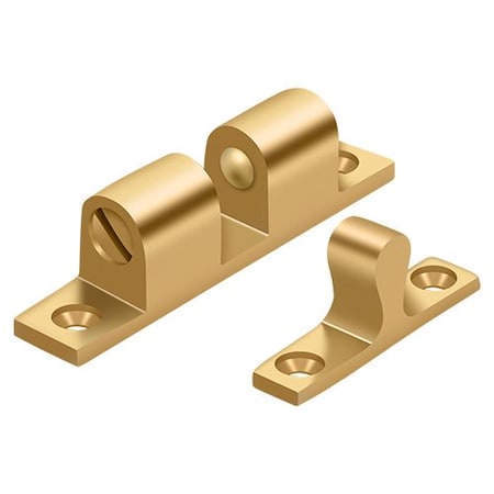 Deltana Ball Tension Catch 2-3/10" X 2/5" Lifetime Brass BTC20CR003