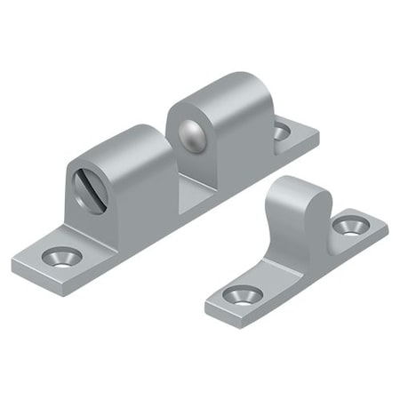 Deltana Ball Tension Catch 2-3/10" X 2/5" Satin Chrome BTC20U26D