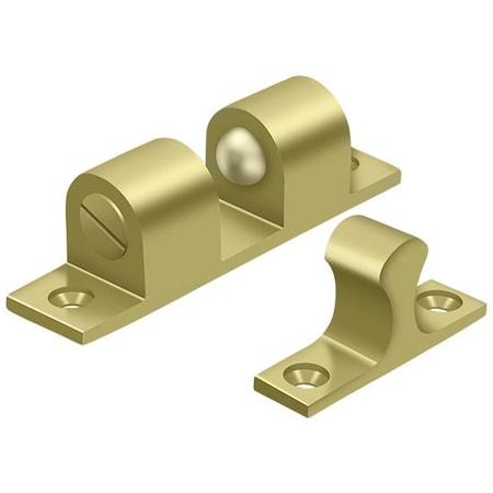 Deltana Ball Tension Catch 3" X 3/4" Bright Brass BTC30U3