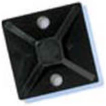 Mntg Base,Cable Tie,Nylon,Black,0.74"