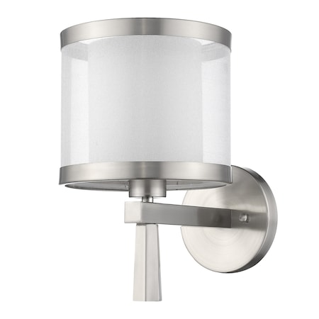 Acclaim Lighting Lux 1-Light Wall Sconce Brushed Nickel BW8947