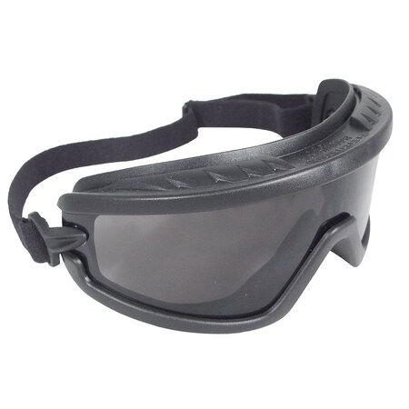 Radians Impact Resistant Safety Goggles, Smoke Anti-Fog Lens, Barricade Series, 10PK BG1-21