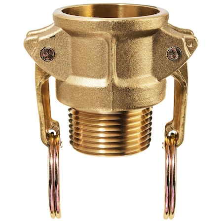 Usa Industrials Cam and Groove Fitting, Brass, B, 3/4" Coupler x 3/4" Male NPT BULK-CGF-189
