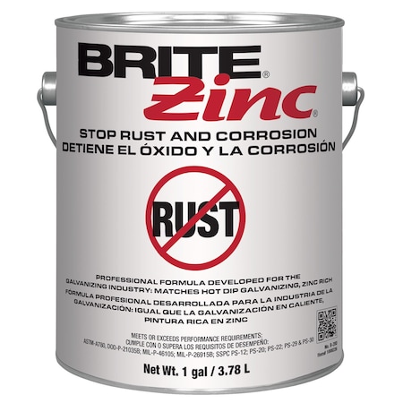 Weld Aid 1 gal. Silver Zinc Rich Galvanizing Compound B-200