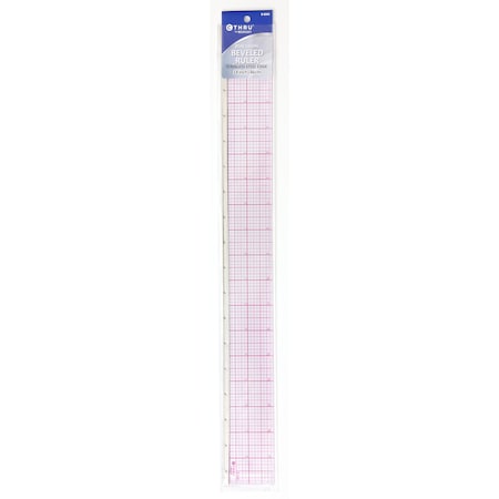 Westcott Rulers, 2"x18" 8ths Graph Beveled Ruler, Size: 18 B-85M