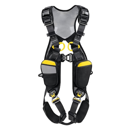 Petzl Newton EasyFit Fall Arrest Harness, 2, Fast LT Plus Buckles Leg Straps C073FA02