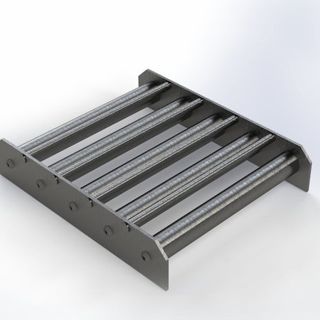 Industrial Magnetics Ceramic Magnetic Separation Grate 10"W C10W10LC
