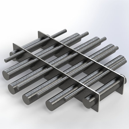 Industrial Magnetics Ceramic Magnetic Separation Grate 12" D C12DC