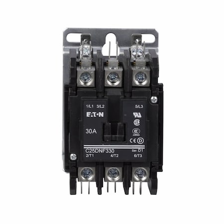 Eaton Cutler-Hammer Contactor, 30Amp, 240V Coil, 3Pole C25DNF330B