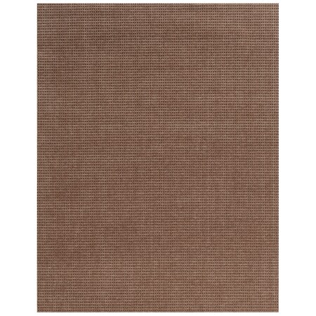 Foss Floors Checkmate Taupe Walnut Indoor/Outdoor Rug 6FTx8FT C2BWC03PJ3VH