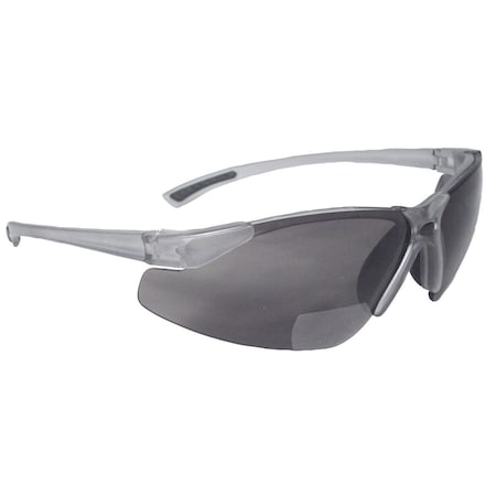 Radians Bifocal Safety Glasses, Smoke 1.5 Diopter, Smoke Lens C2-215