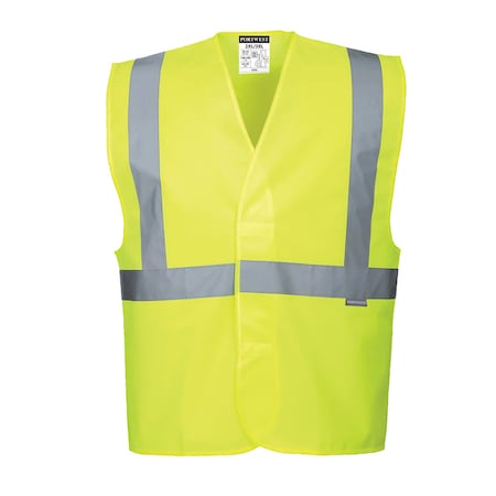 Portwest Hi-Vis Safety Vest 2XL/3XL Class 2 , Hook & Loop C472
