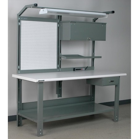 Stackbin Workbenches, 72" W, 1000 lb. C7230ASM