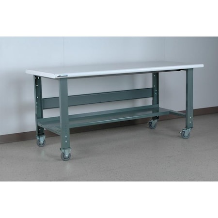 Stackbin Workbench, Mobile, Height, Adj. C6036-3512