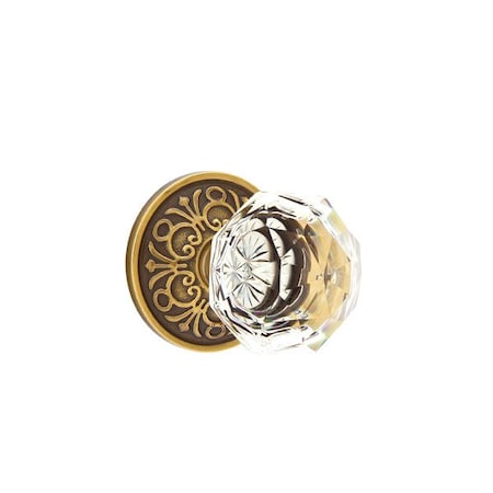 Emtek French Antique Brass Passage C8106CKUS7 C8106CKUS7