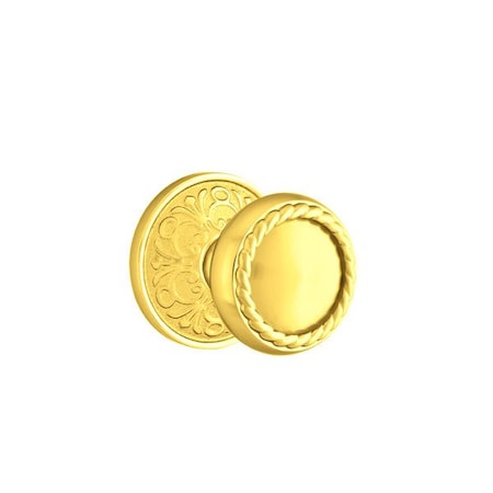 Emtek Bright Brass Passage C8106RKUS3 C8106RKUS3