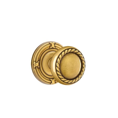 Emtek French Antique Brass Passage C8107RKUS7 C8107RKUS7