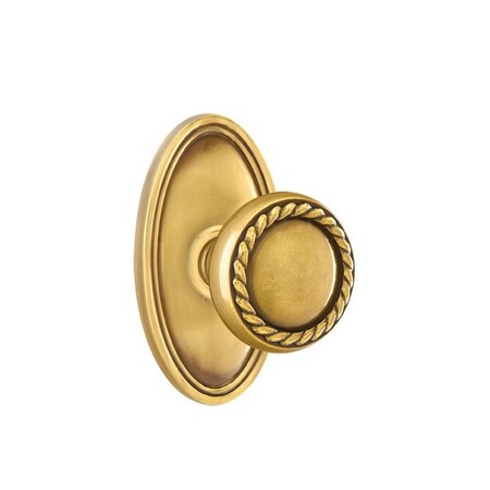 Emtek French Antique Brass Passage C8120RKUS7 C8120RKUS7