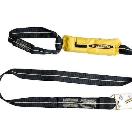 Werner Arc Flash Lanyard SoftCoil Arc Flash Lanyard, 6 ft Length, Web Loop, Kevlar, 310 lb Weight Capacity C813100