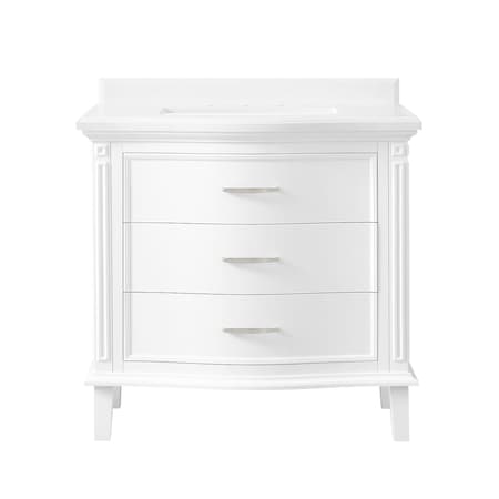 Cahaba Mira 36" x 22" Vanity White, Carra CA101009