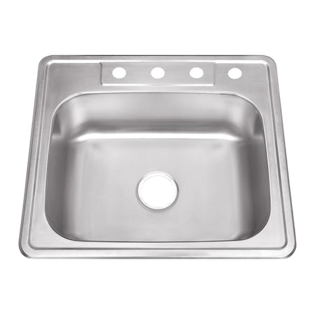 Cahaba Kitchen Sink, Flush Mount, Stainless steel Finish CA113SB25