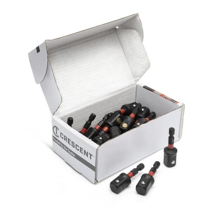 Crescent VORTEX Impact 1/2" Drive Socket Adapter - 25 Pack CAVAD232-25