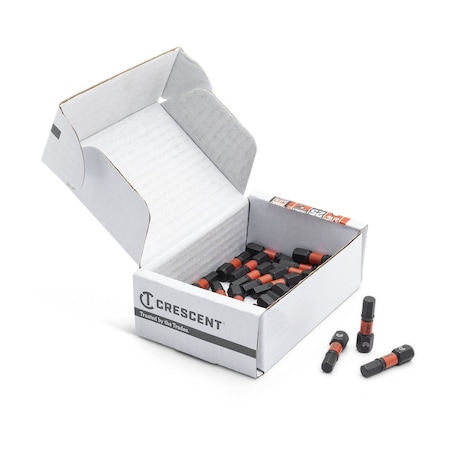 Crescent 3/16" x 1" Hex VORTEX Impact Power Bit - 25 Pack CAVB1HX12-25