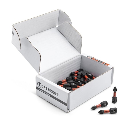 Crescent No. 1 x 1" Phillips VORTEX Impact Power Bit - 25 Pack CAVB1PH1-25