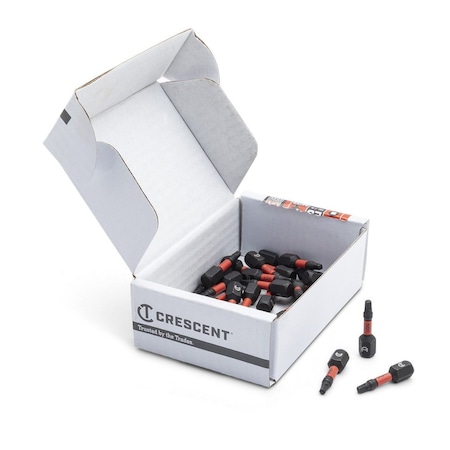 Crescent No. 1 x 1" Square VORTEX Impact Power Bit - 25 Pack CAVB1SQ1-25