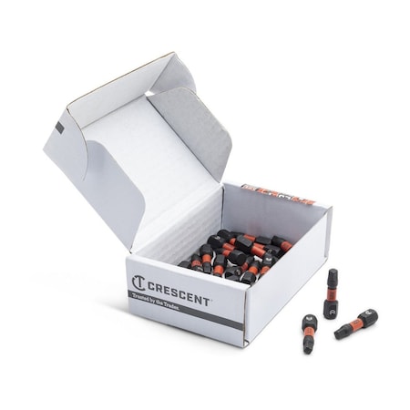 Crescent No. 3 x 1" Square VORTEX Impact Power Bit - 25 Pack CAVB1SQ3-25